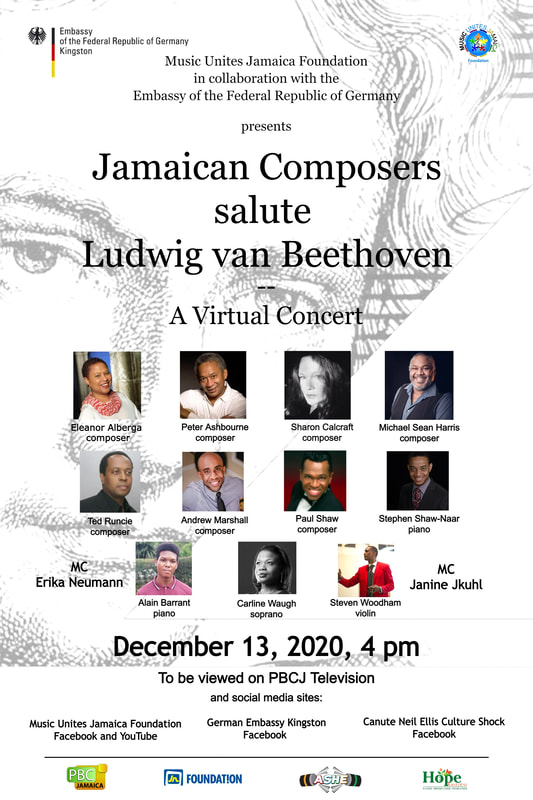Music Unites Jamaica Foundation, Jamaican Composers, Beethoven Jamaica, Ludwig van Beethoven, Peter Ashbourne, Sean Harris, Janine Jkuhl, Steven Woodham,